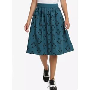 NWT Disney Parks Her Universe Star Wars: The Last Jedi Porg Retro Skirt L